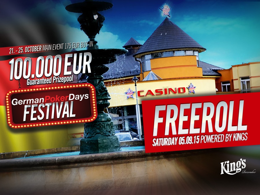 September, GPD Freeroll Oldenburg powered by Kings Casino