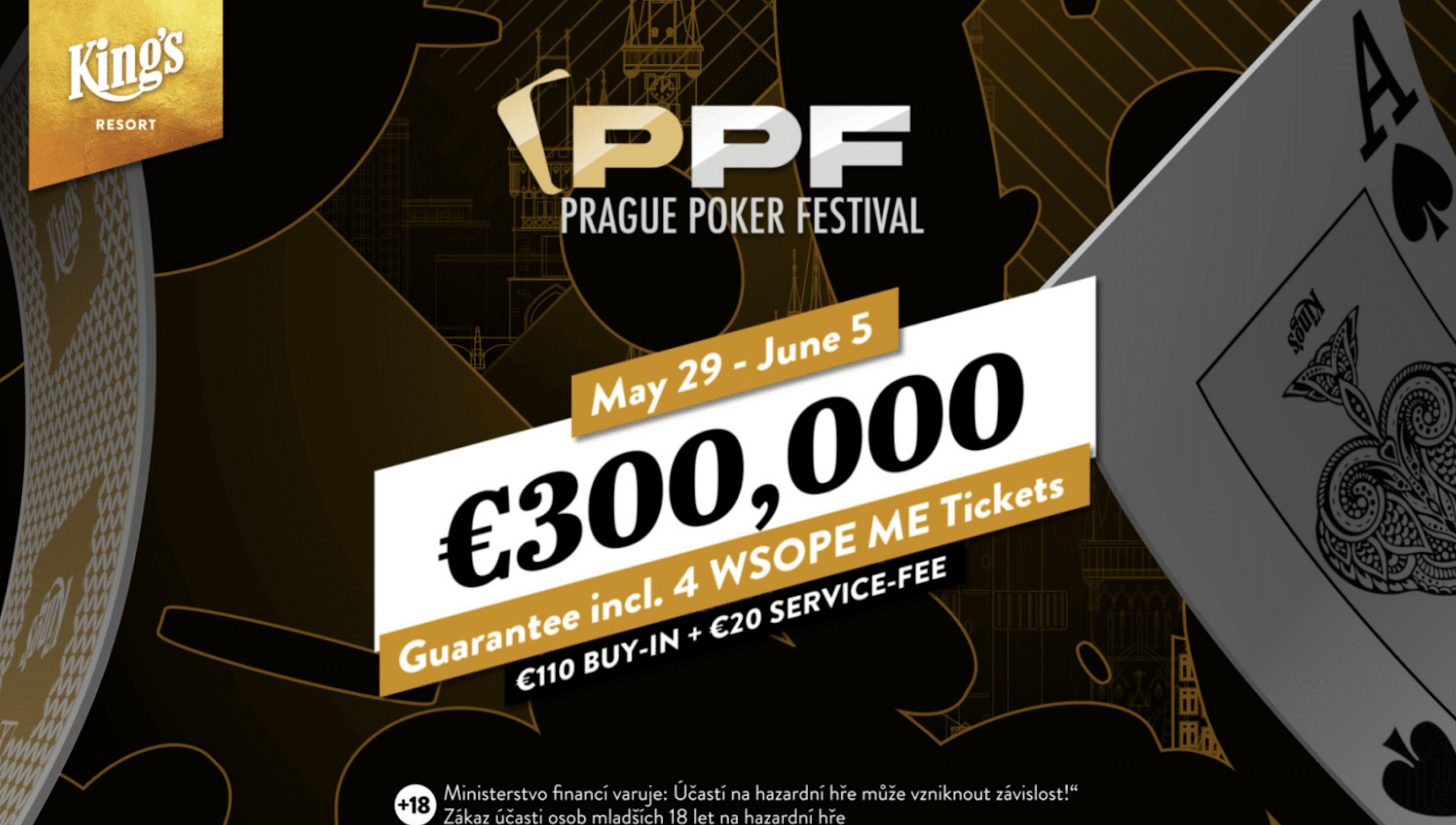 Prague Poker Festival Juni 2023 – 300.000€ Preispool garantiert (Poker-Reise)